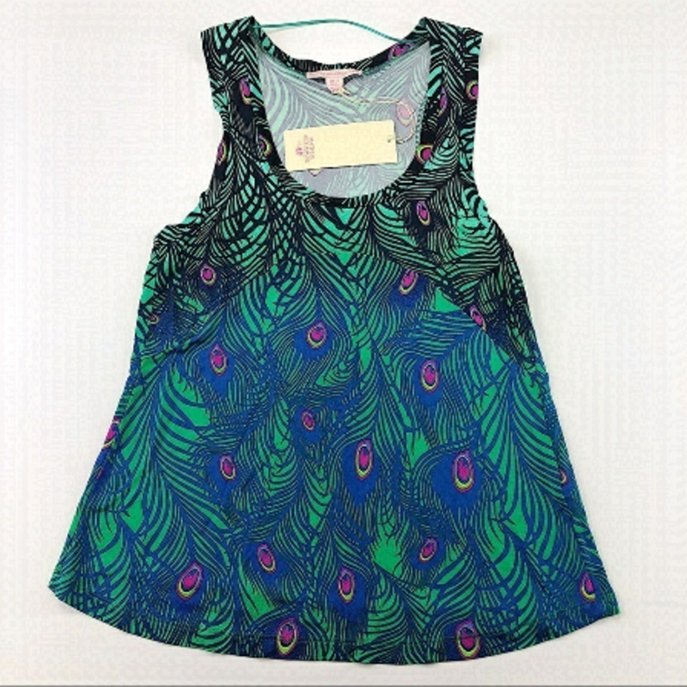 MATTHEW Williamson/H&M collab NWT peacock tank